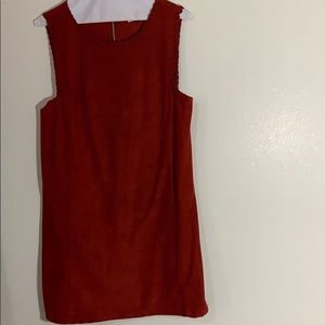 Suede dress